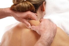 Massagem para osteocondrose da coluna cervical