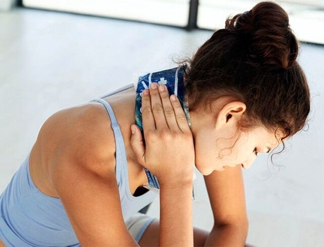 compressa no pescoço para osteocondrose
