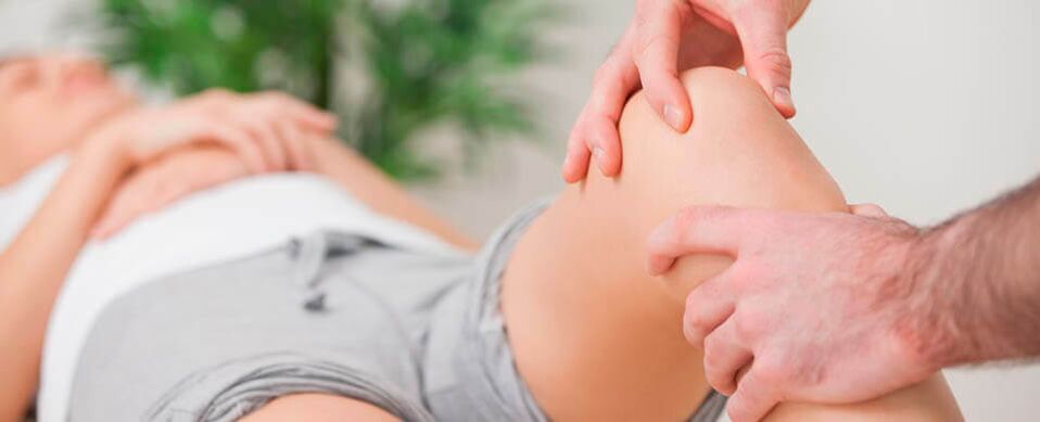 massagem no joelho para dor
